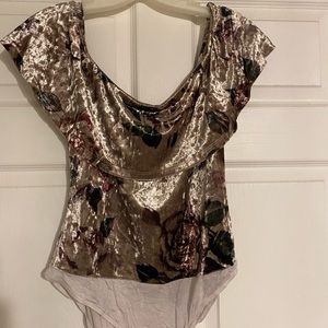 Off-The Shoulder One Piece Body Suit